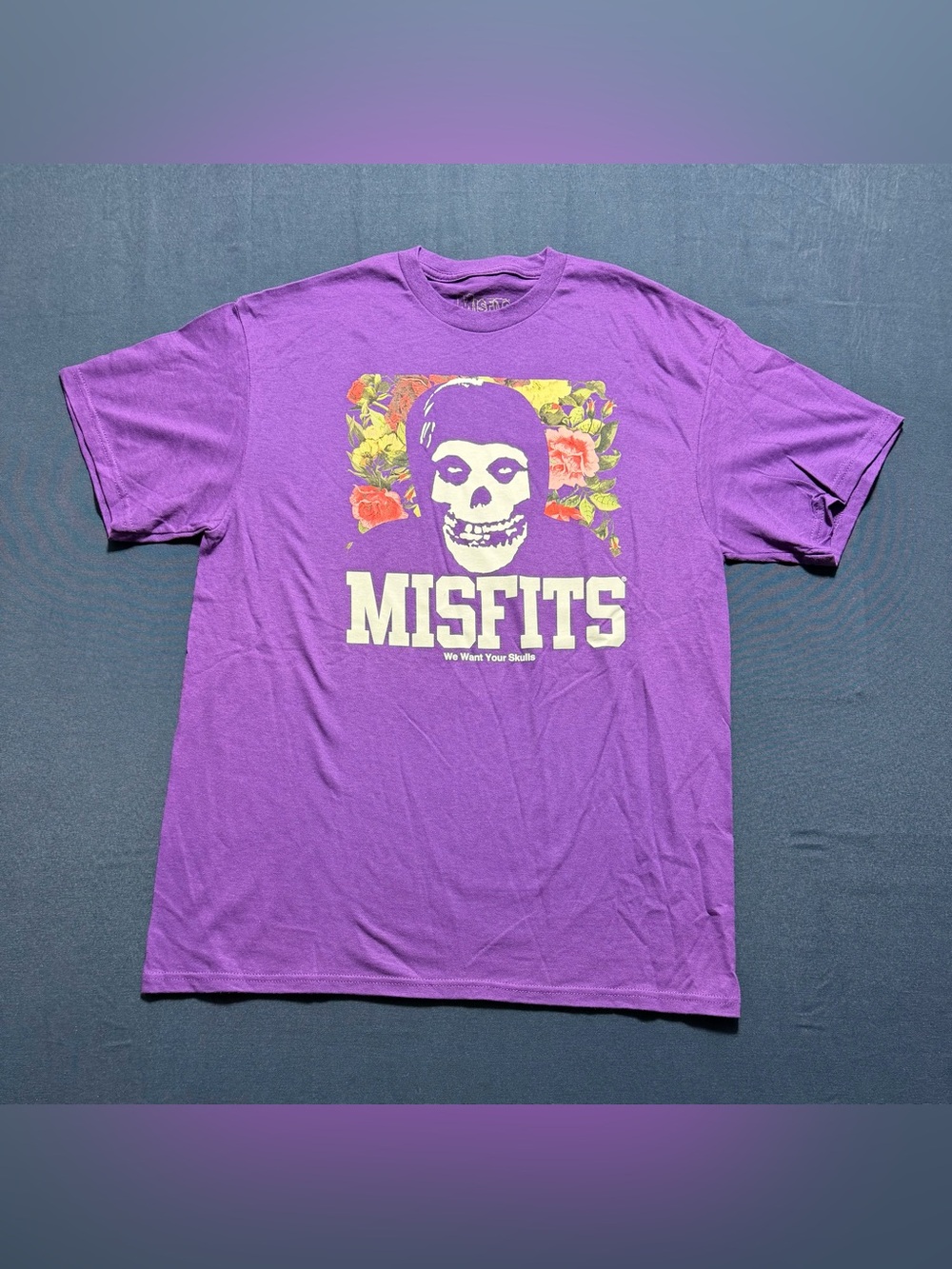 Misfits 100% Cotton Size L NWOT We Want Your Skulls T-Shirt